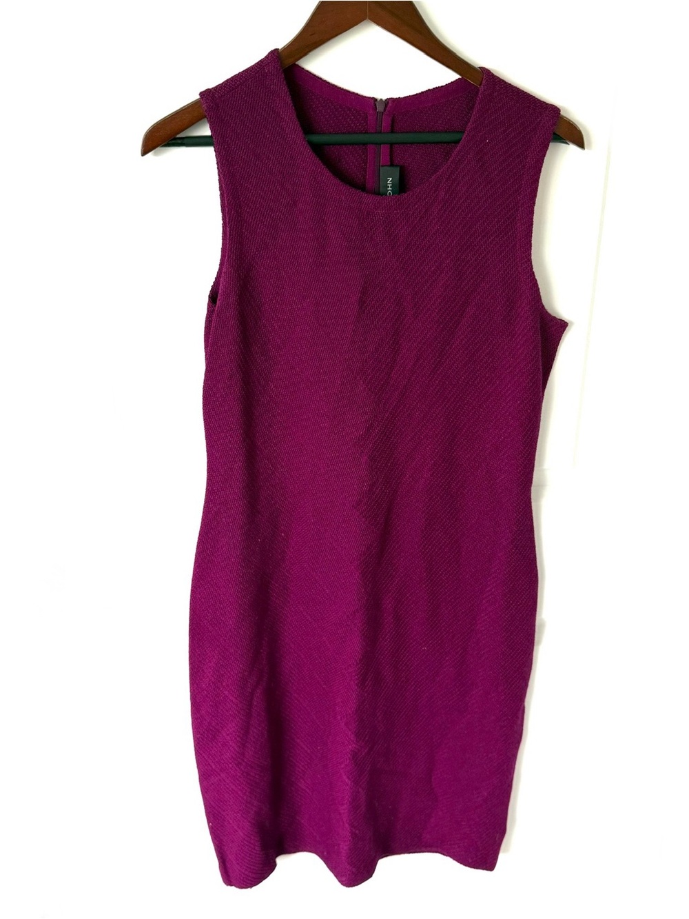 St. John Knit Sleeveless Sheath Midi Wool Blend Dress Size 10